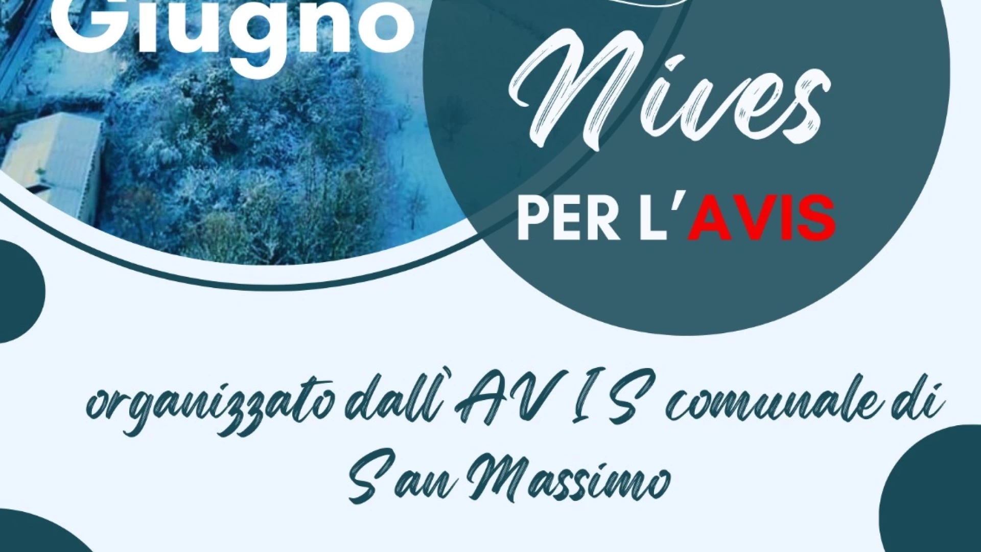 Solidarietà e donazione a San Massimo con Nives per l'Avis